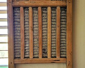 Antique washboard