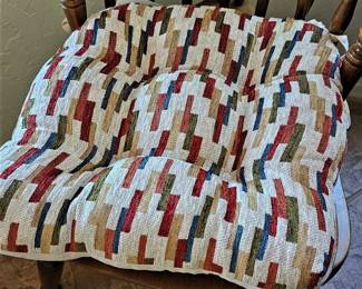 Brand new chair cushions that are reversible to beige.