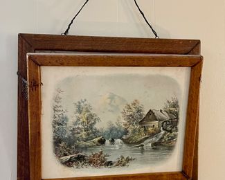 Victorian  Wall Pocket Magazine Holder