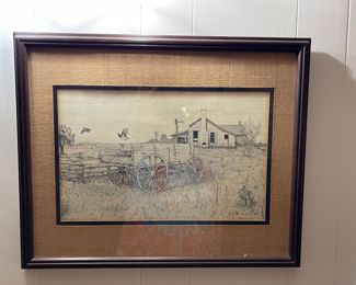 Thom Whitbeck 107/500 ‘80 Pencil Drawing