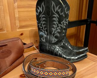Vintage Boots Size 9B, Children’s Western Belts