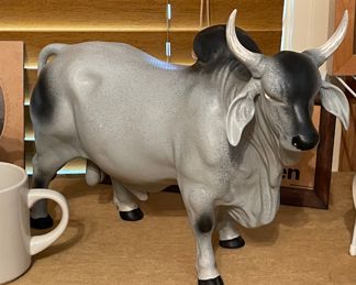 Vintage Ceramic Bull