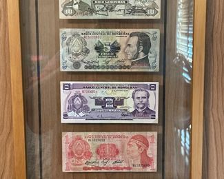 More Framed Foreign Bills