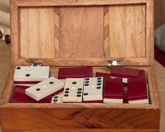 Vintage Dominoes! Two-Tone Color!