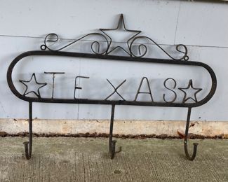 Metal Texas Decor Hooks