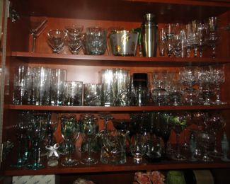 Tons of vintage glassware, Princess House and more