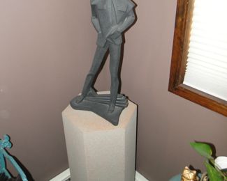 Austin Productions statue possibly Elvis in the house!