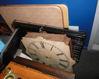 Antique Porcelain Clock that came from a bank