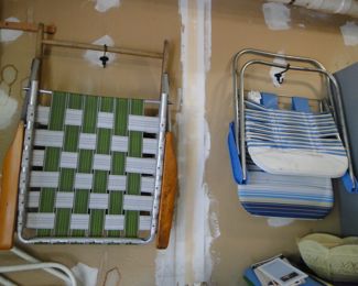 Vintage webbed rocker