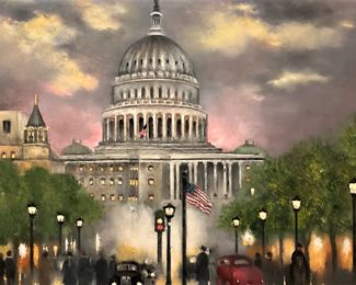US Capitol Building in Washington D.C. - Artist E. Anthony - 2019