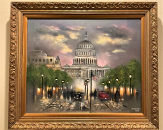 US Capitol Building in Washington D.C. - Artist E. Anthony - 2019