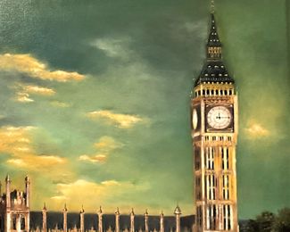 Big Ben - London, England - Artist E. Anthony - 2016
