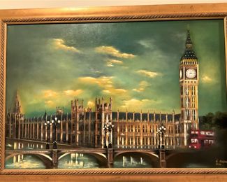 Big Ben - London, England - Artist E. Anthony - 2016