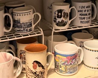 Some of the many mugs