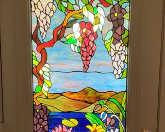 Sorry . . . the front door stained glass is not for sale.