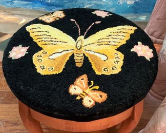 Needlepoint stool