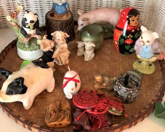 Small dolls and animals