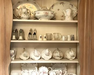 Vintage cups & saucers, teapots, etc.