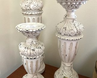 Weathered candlesticks