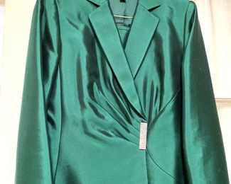 Green evening wear jacket