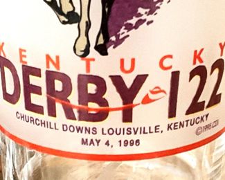 2 Kentucky Derby glasses - May 4, 1996