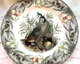 China plate from England - Canada Goose- "The Birds of America" from the original drawings by John James Audubon