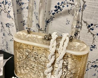 Vintage lucite purse