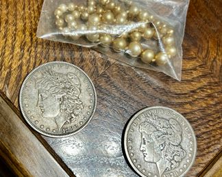 Morgan silver dollars