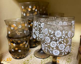 Vintage glassware