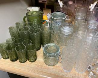 Vintage glass sets
