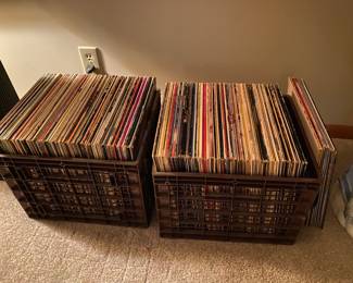 Record Albums (vinyl), VHS, CD’s, 8 track, cassettes, DVD’s