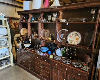 Large wall book case sectional