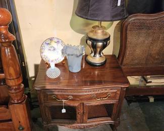Pretty 2 door French Provencial side table