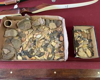 Native American artifacts found on the property