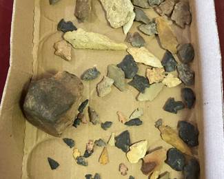 Native American artifacts found on the property
