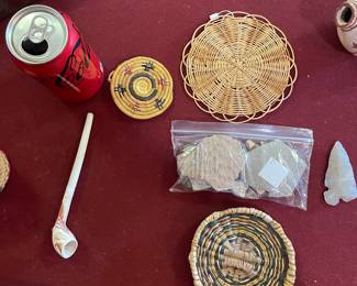 Native American, Pottery, and Baskets