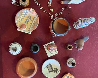 Native American, Pottery, and Baskets
