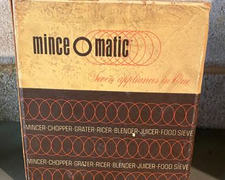 Vintage Mince O Matic