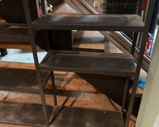 Lots of metal shelving for sale!