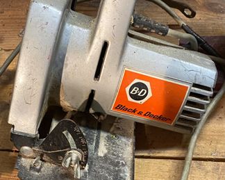 Vintage Black & Decker circular saw