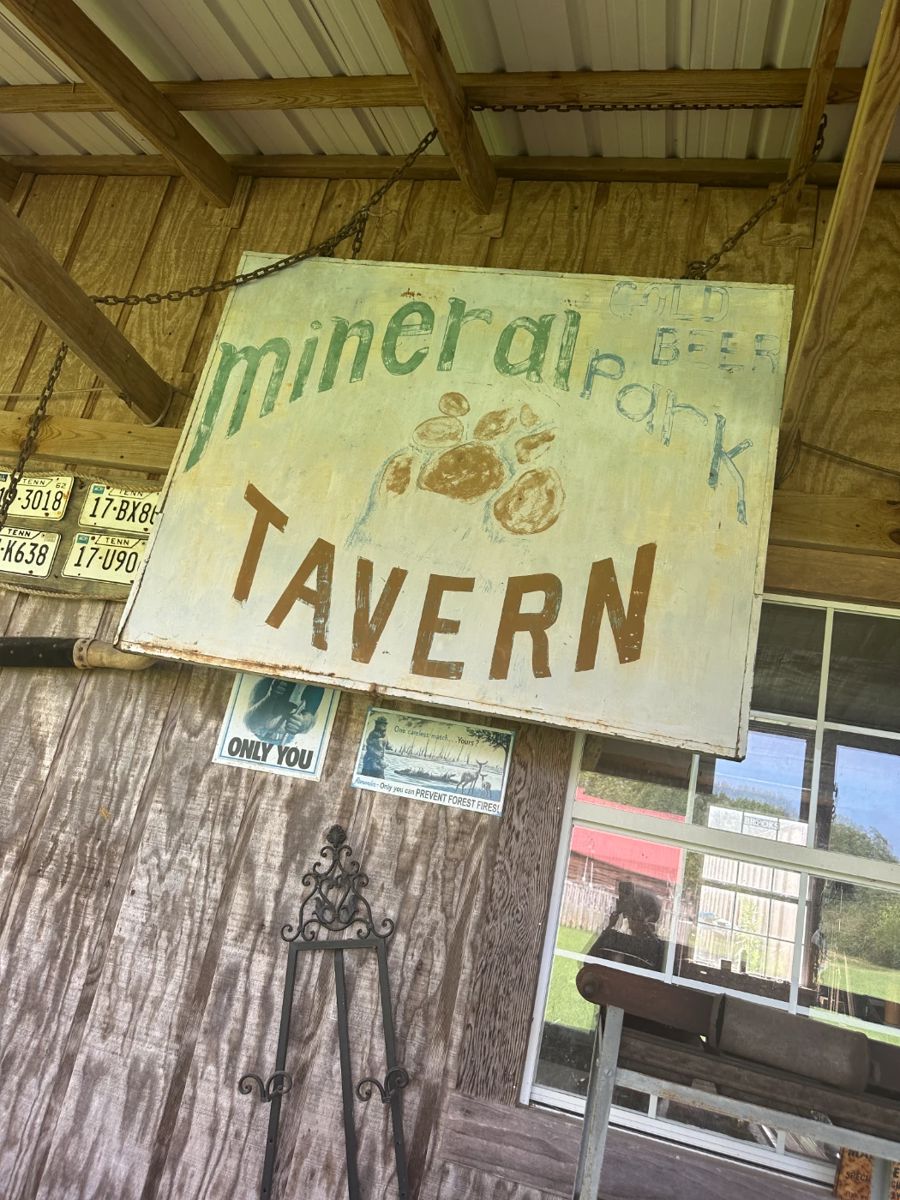  GREAT METAL TWO SIDED SIGN