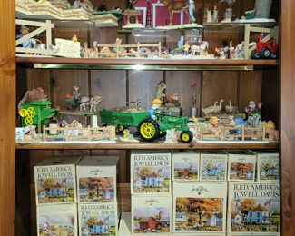 Schmid, R.F.D. America, Lowell Davis Farm Figurines...