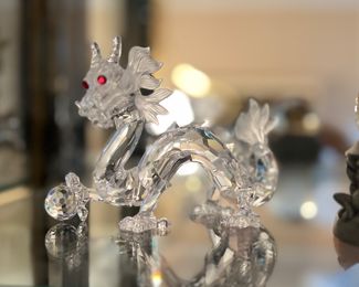 1997 Swarovski Crystal Dragon
