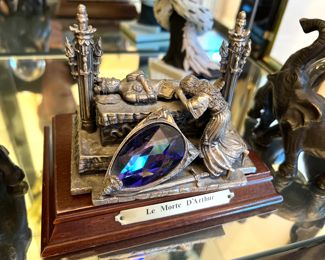 Fantasy & Legend Le Morte D'Arthur  pewter statue 