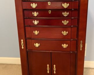 Jewelry chest - opens on both sides and top