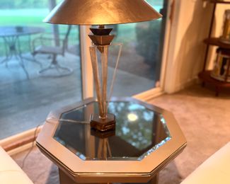 Matching gold tone lamps