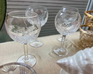 12 Waterford, Millennium, wine goblets w/boxes 