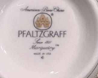 Pfaltzgraff "Marquetry" bone china 5pc set