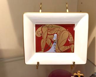 Samson & Delilah plate 