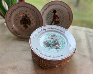 12 Days of Christmas plates